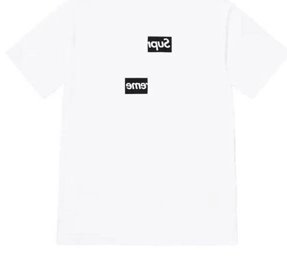 S-XL short disassembly black sleeved misaligned T-shirt and 18FW splicing white and 0528